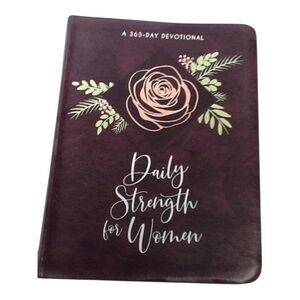 Daily Strength for Women Devotional Book 365 Day Inspiration Rose Floral